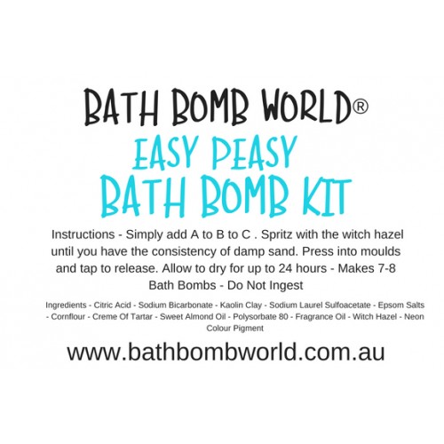 bath bomb instructions